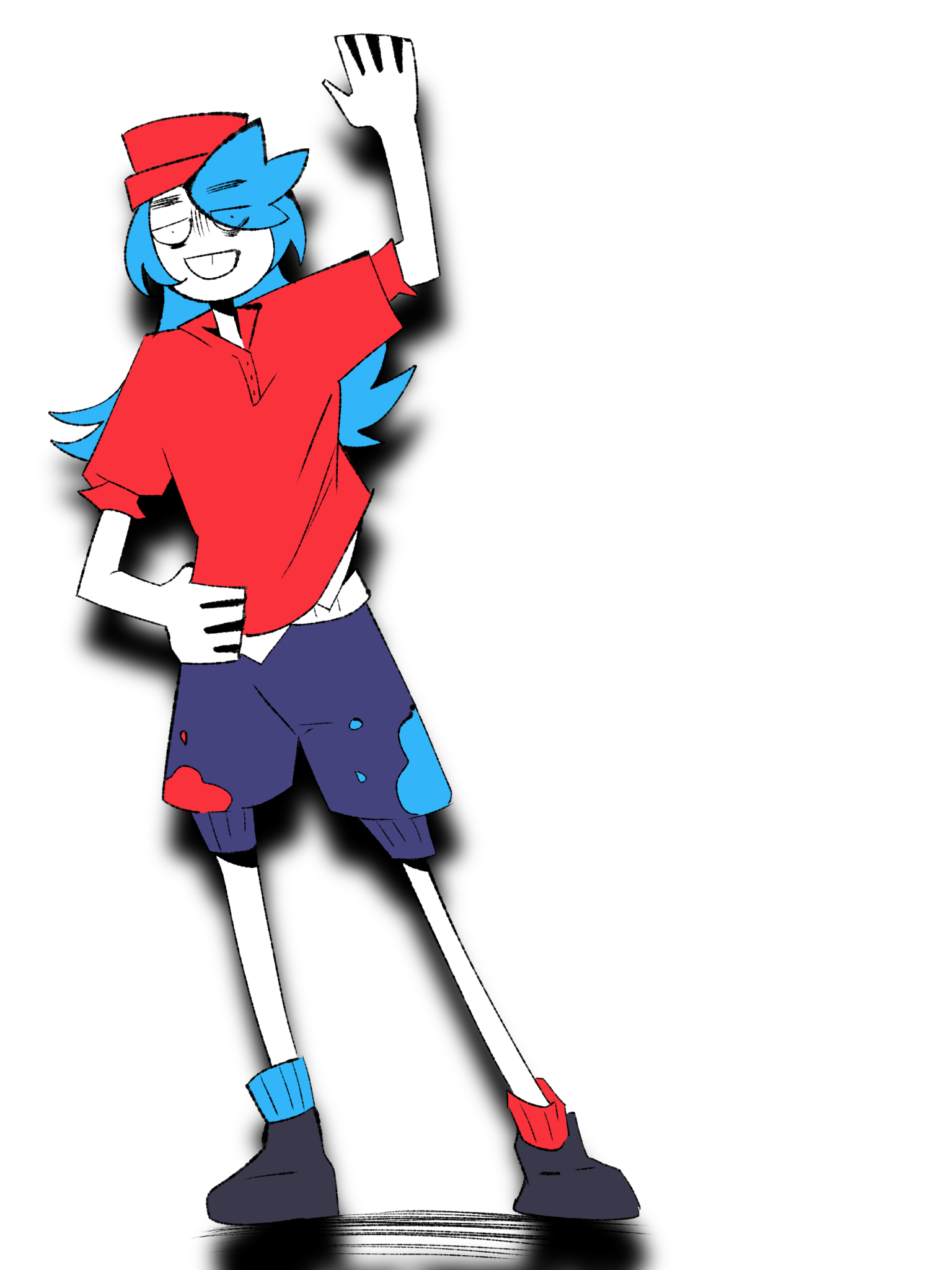 Jani waving